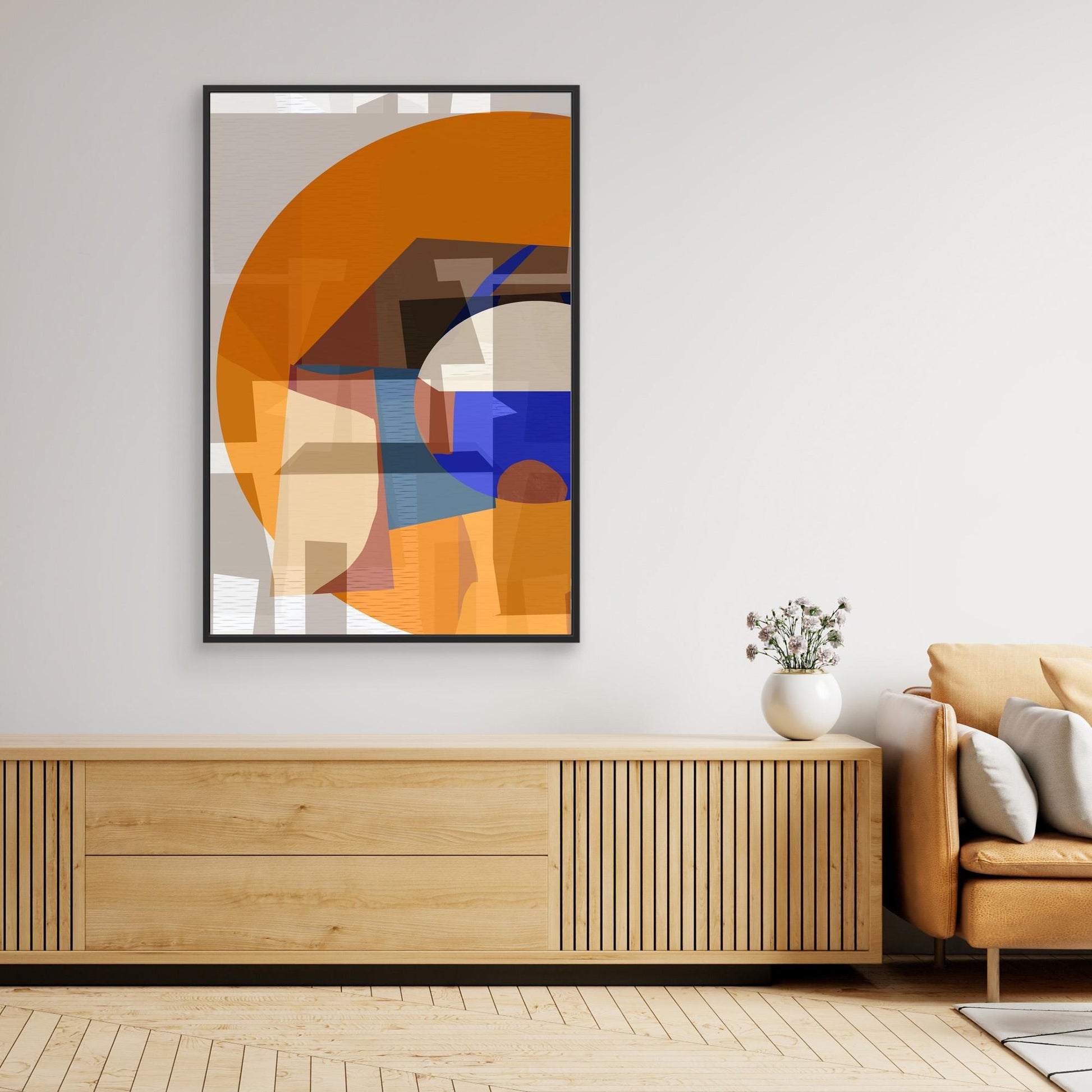 Orange Blue Woven