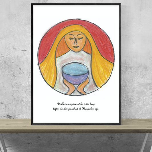 Allowing the anxiety⎜Poster