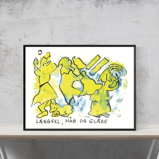 Længsel, håb og glæde⎜Plakat