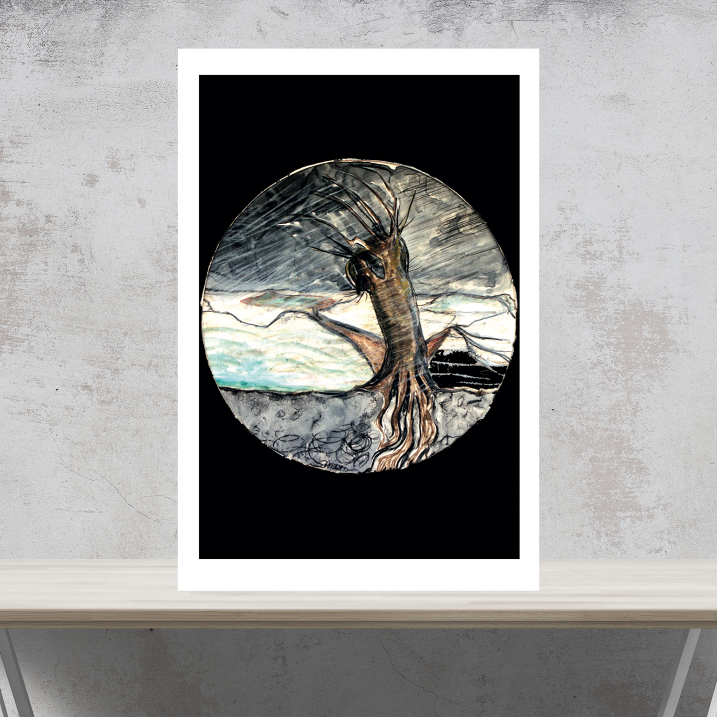The tree on the ice field⎜Poster