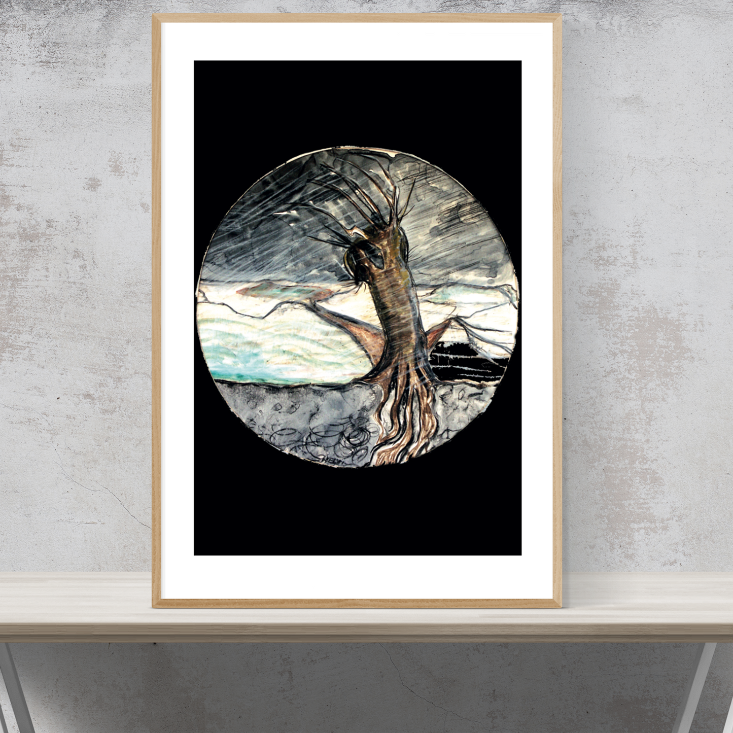The tree on the ice field⎜Poster