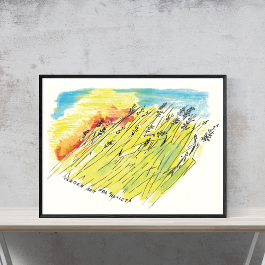 Verden set fra hullet⎜Plakat