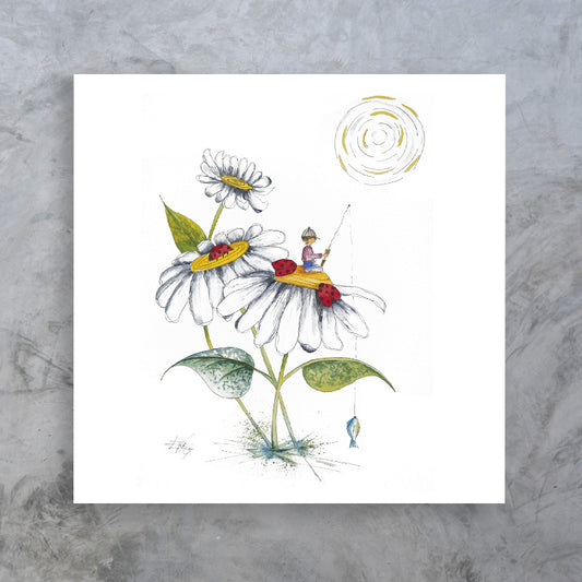 At lave ingenting⎜Lærredsprint