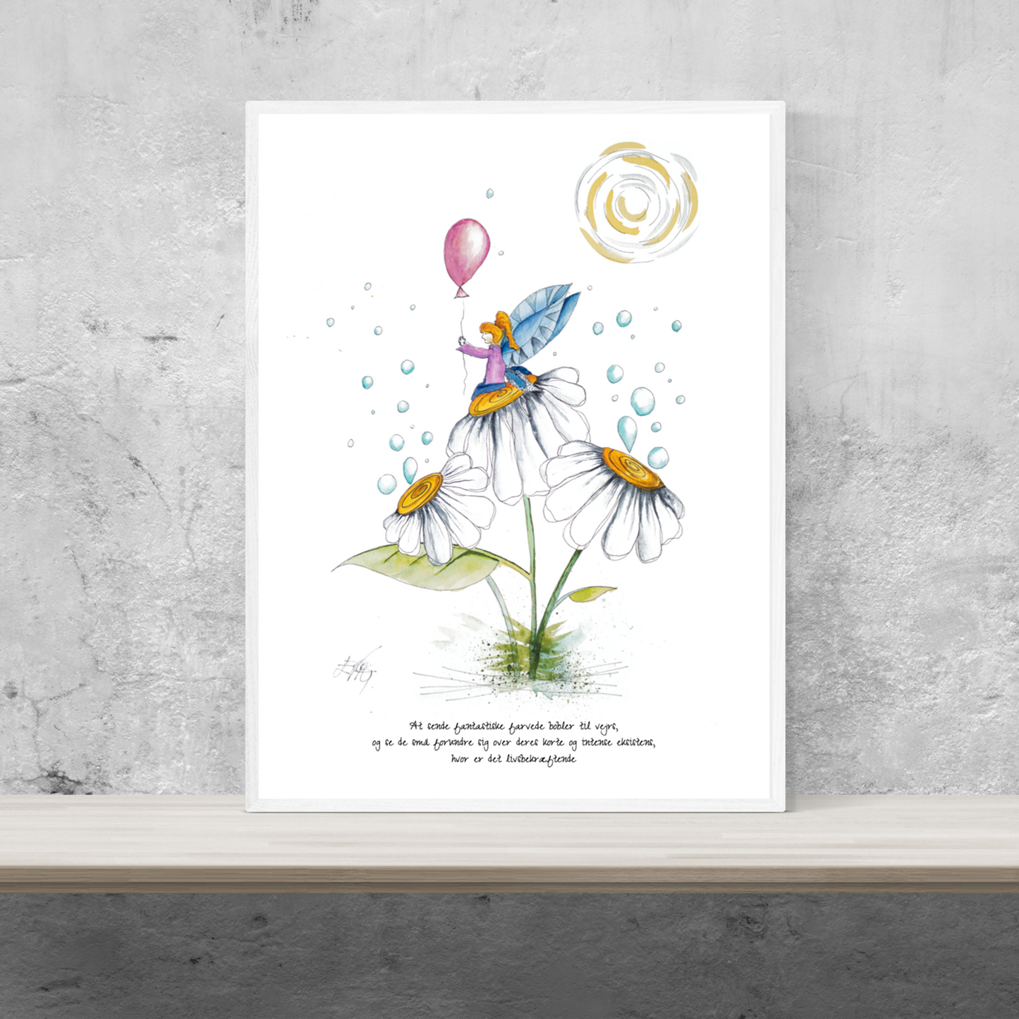 At lege med bobler⎜Plakat