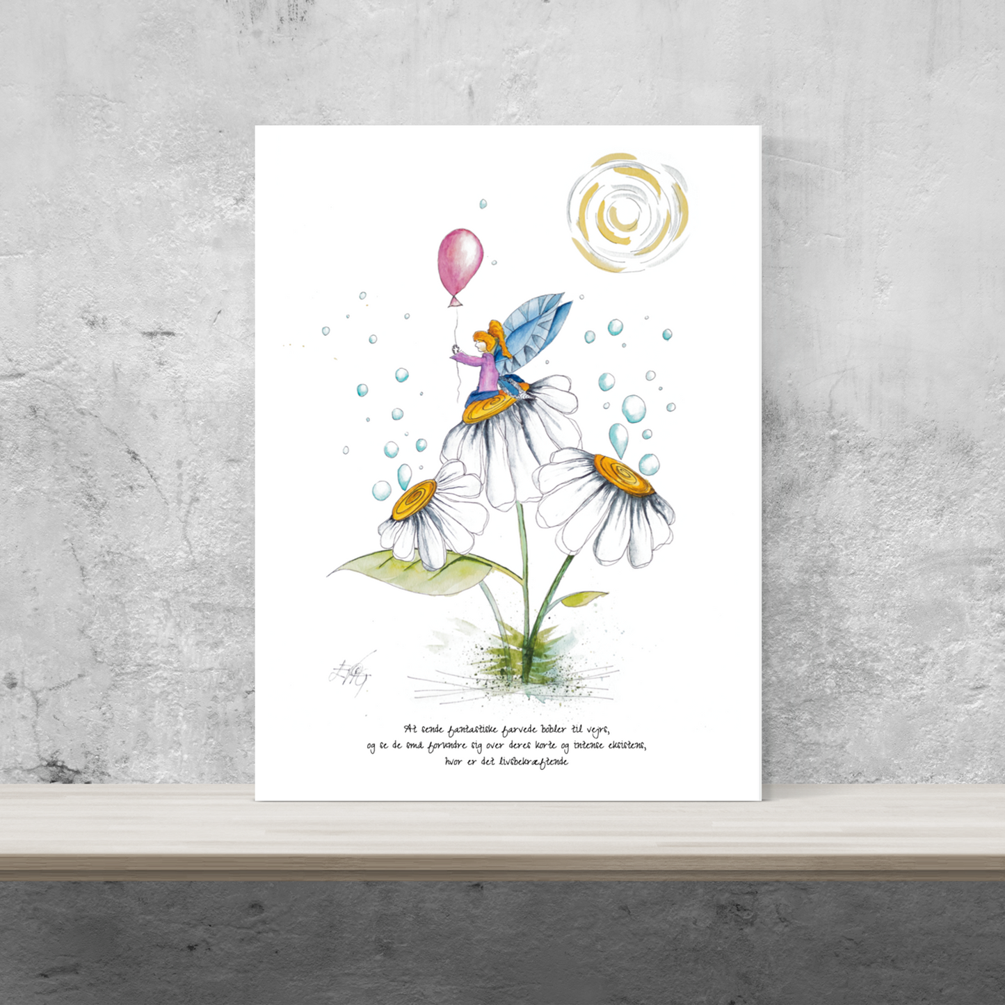 At lege med bobler⎜Plakat