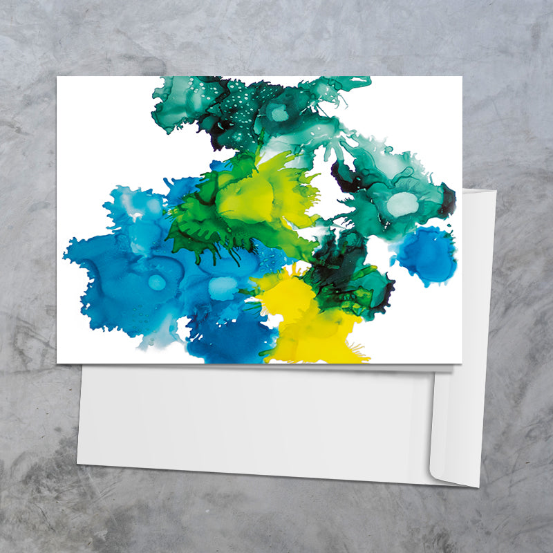 Bubbly Green⎜Art Card