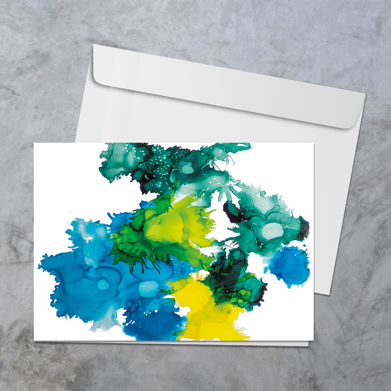 Bubbly Green⎜Art Card
