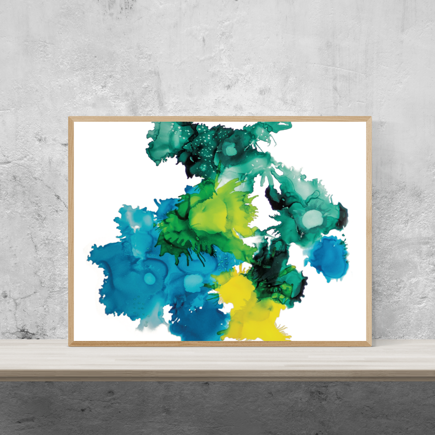 Bubbly green⎜Poster