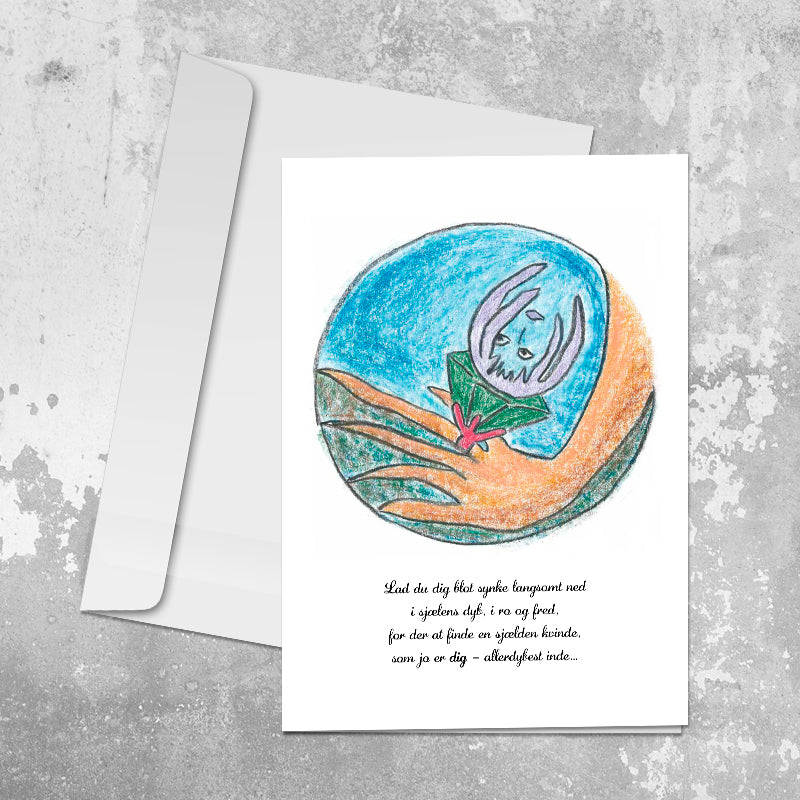 Just let yourself sink⎜Art card