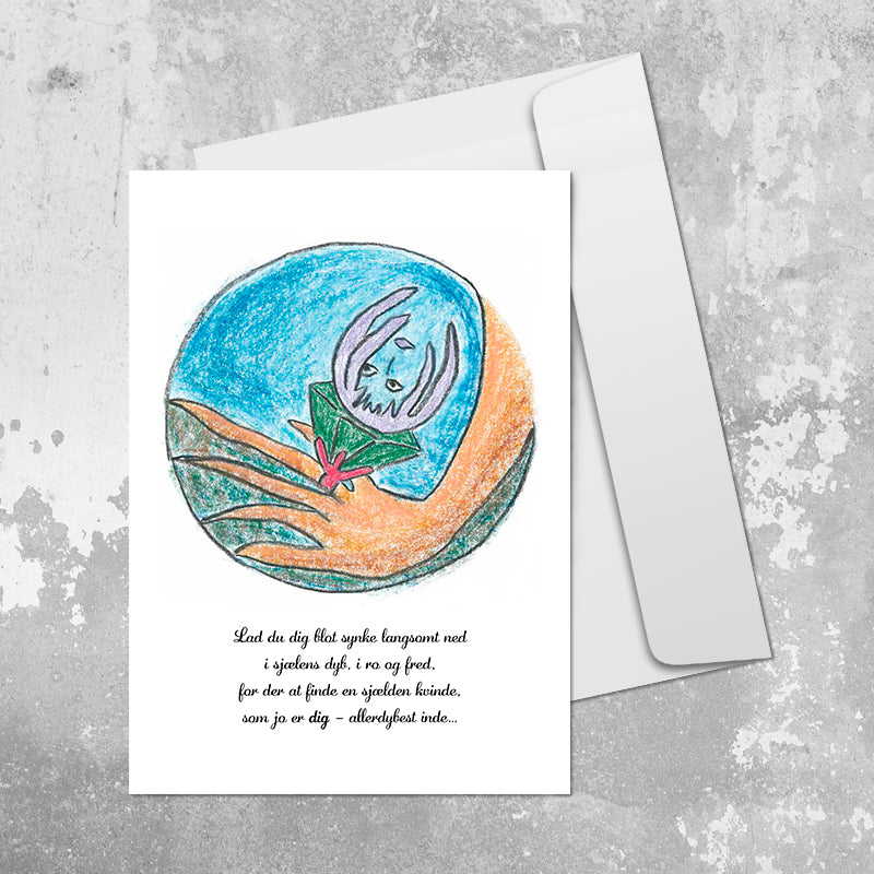 Just let yourself sink⎜Art card