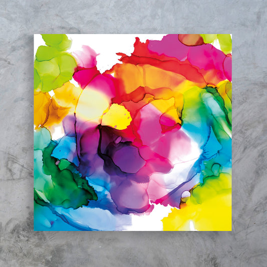 Regnbuebobler⎜Lærredsprint