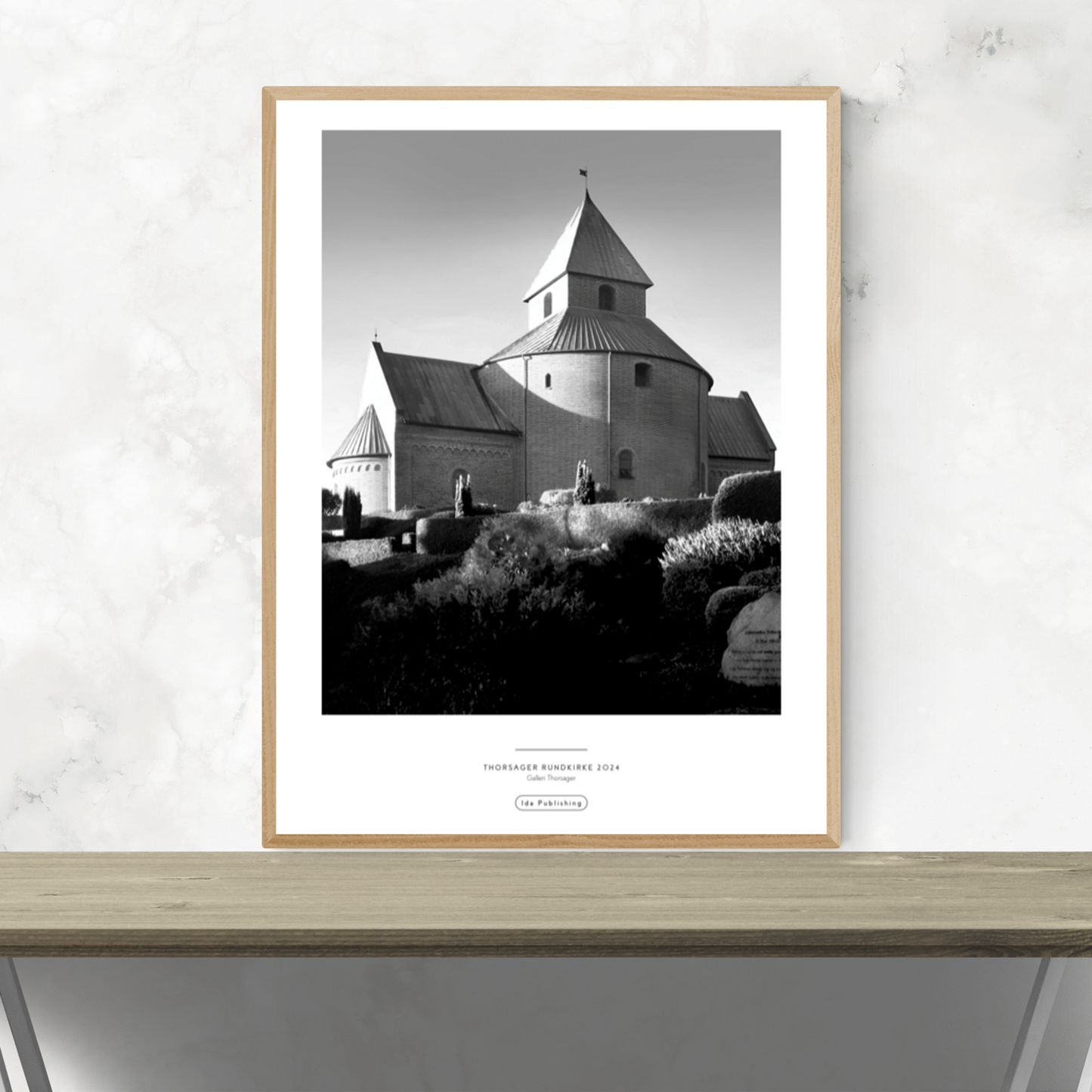 Thorsager Rundkirke S/H⎜Plakat