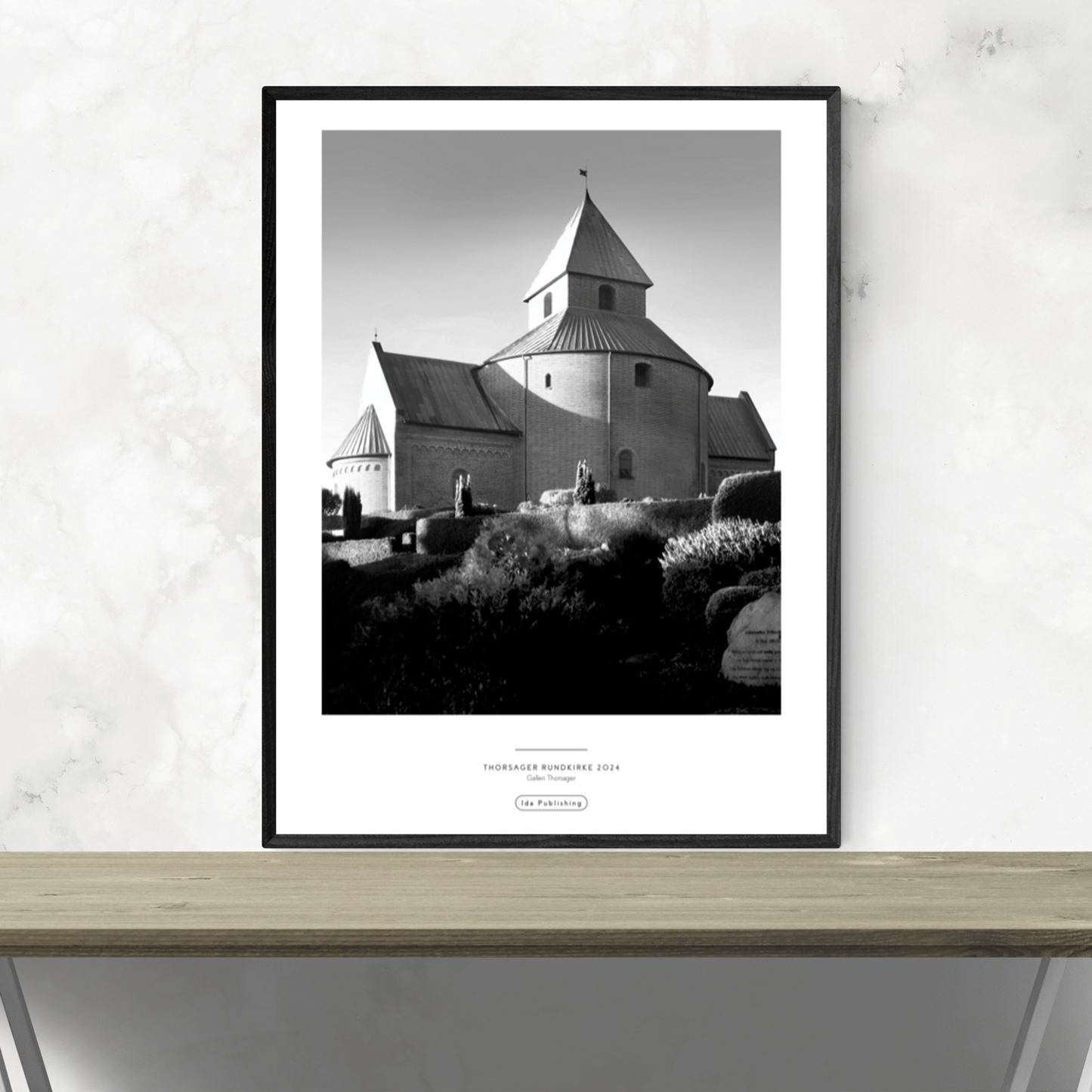Thorsager Rundkirke S/H⎜Plakat