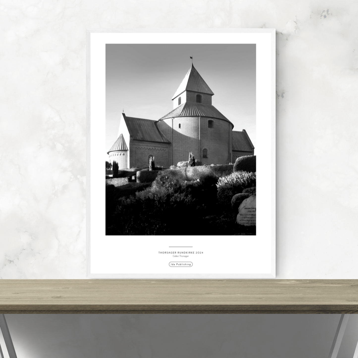 Thorsager Rundkirke S/H⎜Plakat