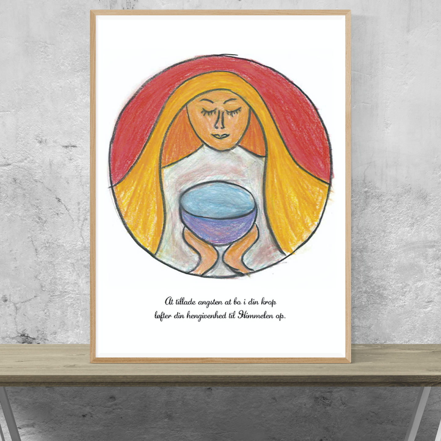 Allowing the anxiety⎜Poster