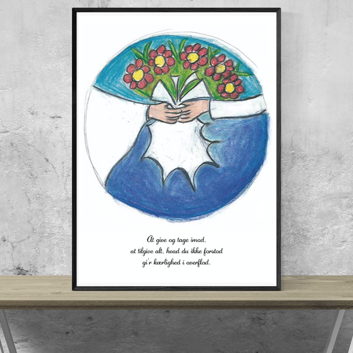 At give og tage imod⎜Plakat