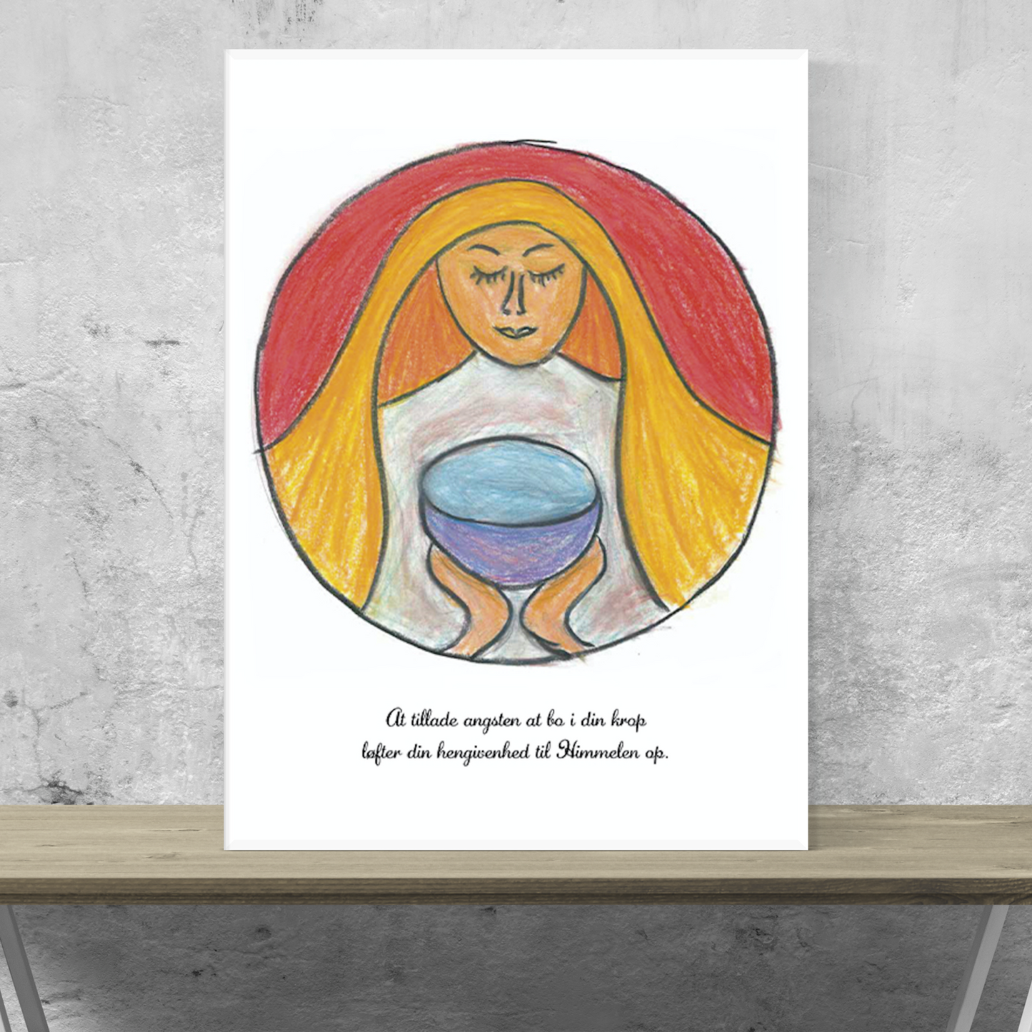 Allowing the anxiety⎜Poster