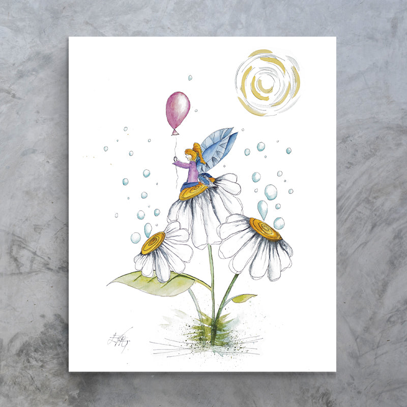 Playing with bubbles⎜Canvas print