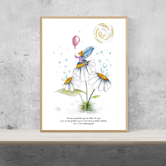 At lege med bobler⎜Plakat