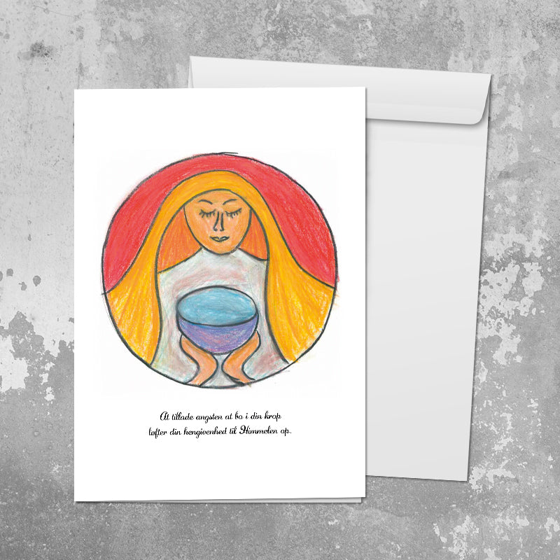 At tillade angsten⎜Kunstkort